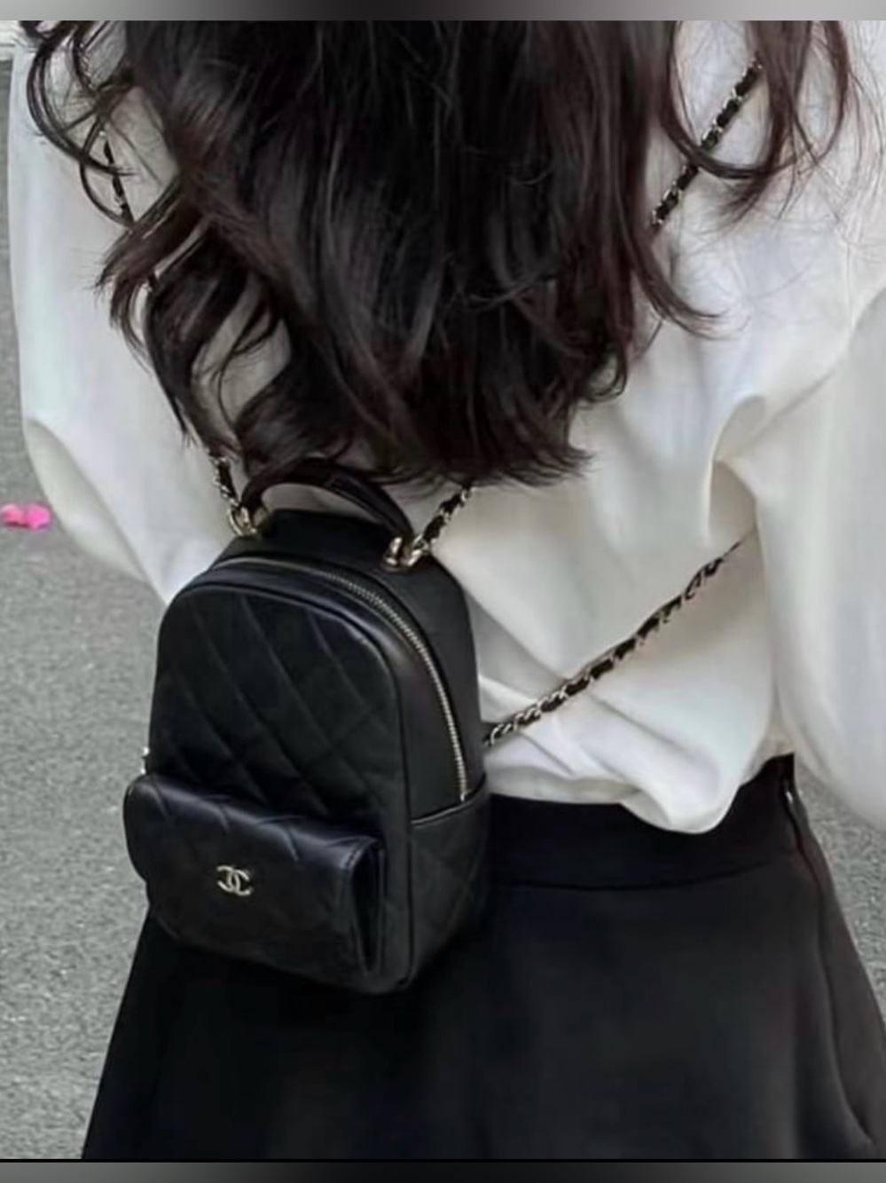 Chanel Fashion Mini Backpack w Gold Hardware SEALED NEW in Unbranded Dust Bag - Picture 3 of 14